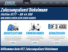 Tablet Screenshot of frankfurt.kfz-zulassung.org